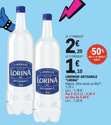 Limonade Artisanale Lorina