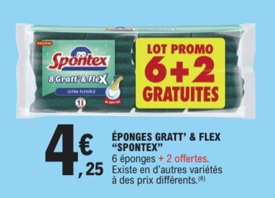 ÉPONGES GRATT’ & FLEX “SPONTEX”