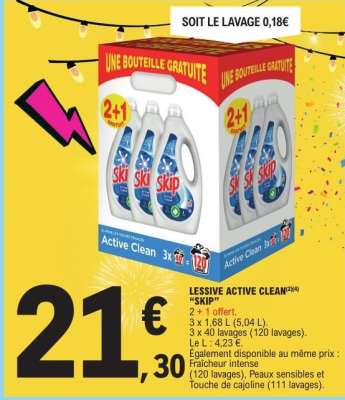 LESSIVE ACTIVE CLEAN