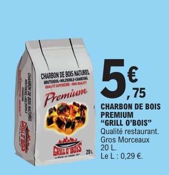 CHARBON DE BOIS PREMIUM “GRILL O’BOIS”