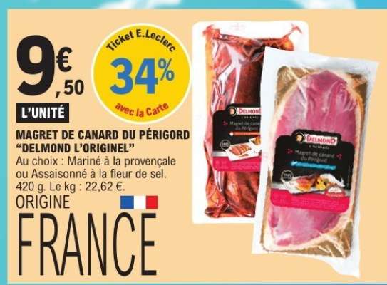 MAGRET DE CANARD DU PÉRIGORD "DELMOND L'ORIGINEL"
