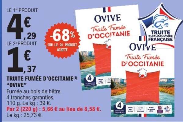 TRUITE FUMÉE D’OCCITANIE “OVIVE”
