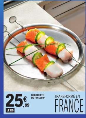 Brochette de poisson