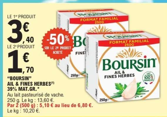 Boursin Ail & Fines Herbes