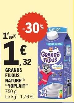 GRANDS FILOUS NATURE "YOPLAIT"