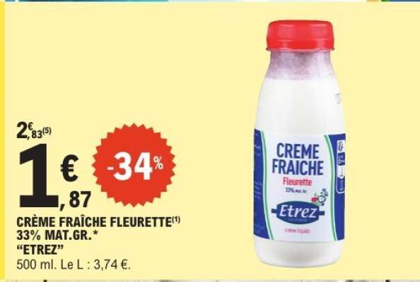 Crème Fraîche Fleurette