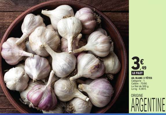 Ail Blanc 3 Têtes