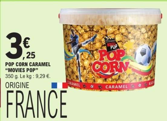 POP CORN CARAMEL "MOVIES POP"
