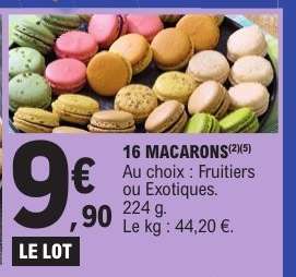 16 Macarons
