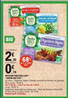 INFUSION ÉQUITABLE BIO® «JARDIN BIO ÉTIC»