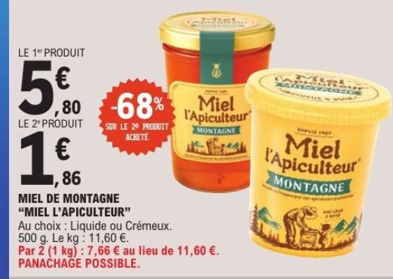MIEL DE MONTAGNE “MIEL L’APICULTEUR”