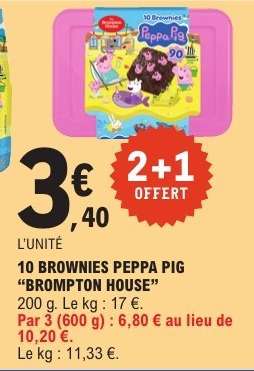 10 Brownies Peppa Pig 'Brompton House'
