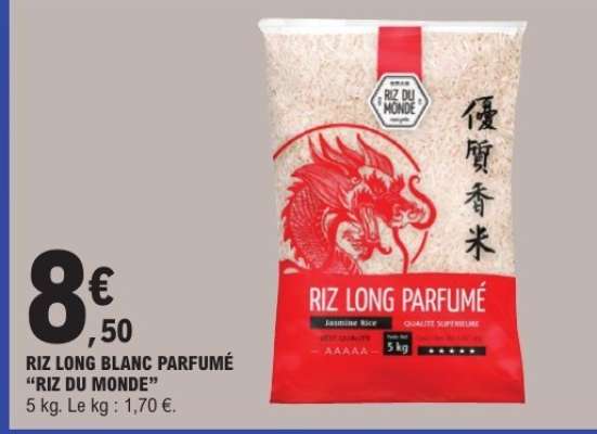 RIZ LONG BLANC PARFUMÉ 'RIZ DU MONDE'
