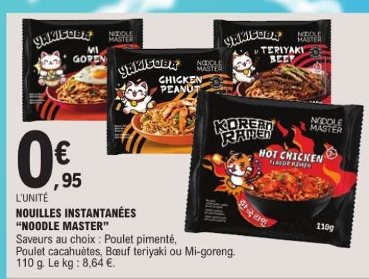 Nouilles instantanées NOODLE MASTER
