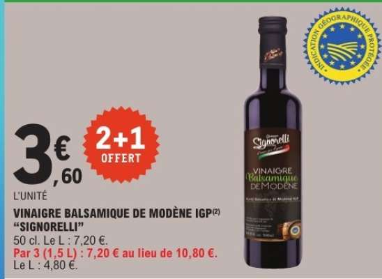 VINAIGRE BALSAMIQUE DE MODÈNE IGP "SIGNORELLI"