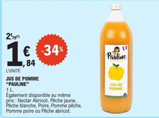 Jus de Pomme 'Pauline'