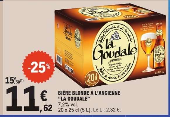 Bière Blonde à l'Ancienne 'La Goudale'