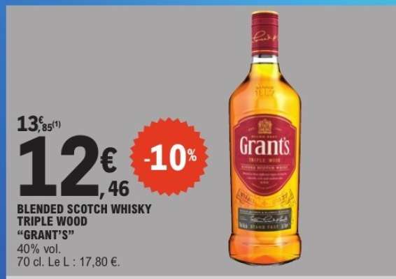 BLENDED SCOTCH WHISKY TRIPLE WOOD “GRANT’S”