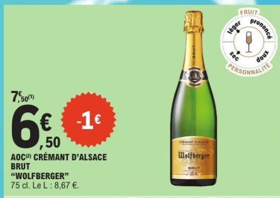 AOC Crémant d'Alsace Brut 'Wolfberger'