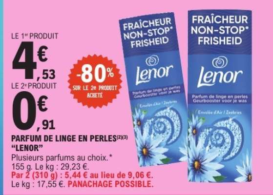 Parfum de linge en perles LENOR