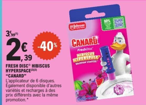 FRESH DISC® HIBISCUS HYPERSPACE “CANARD”