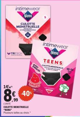 Culotte Menstruelle Nana
