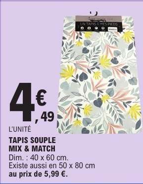 TAPIS SOUPLE MIX & MATCH