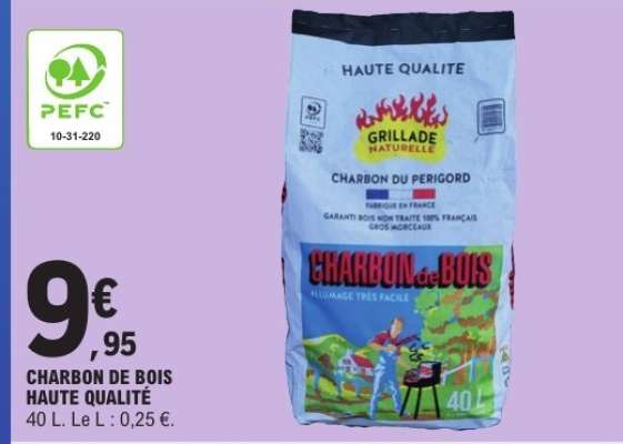 CHARBON DE BOIS HAUTE QUALITÉ