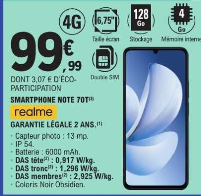 SMARTPHONE NOTE 70T