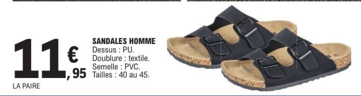 Sandales homme