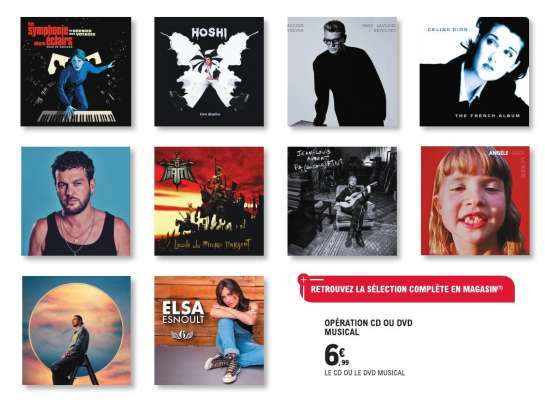 Opération CD ou DVD Musical