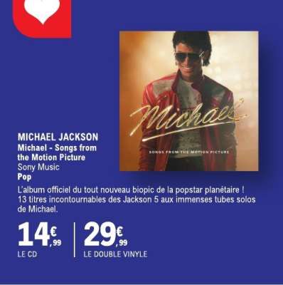MICHAEL JACKSON - Michael - Songs from the Motion Picture