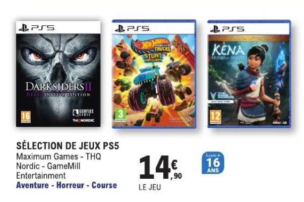SÉLECTION DE JEUX PS5