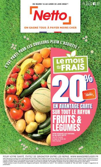 Catalogue Netto - 16/06/2026 - 22/06/2026.