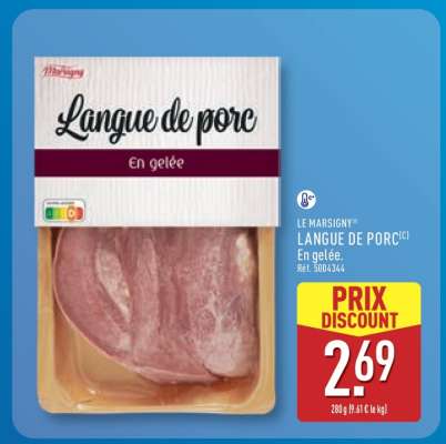 LE MARSIGNY® LANGUE DE PORC