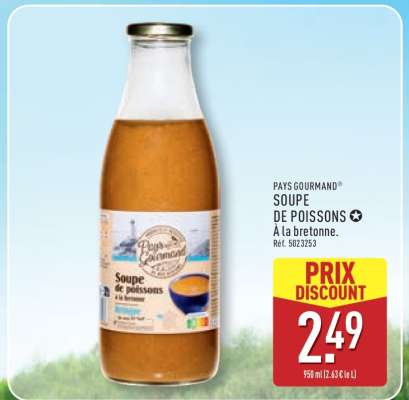PAYS GOURMAND SOUPE DE POISSONS