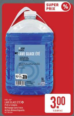 RIDE +GO LAVE GLACE ÉTÉ