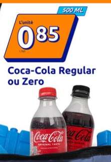 Coca-Cola regular ou zéro