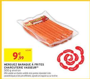 Merguez Baraque à Frites Charcuterie Vasseur