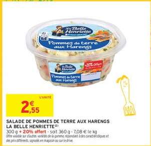 Salade de pommes de terre aux harengs La Belle Henriette