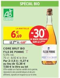 Cidre Brut Bio Fils de Pomme