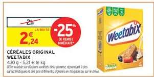 CÉRÉALES ORIGINAL WEETABIX