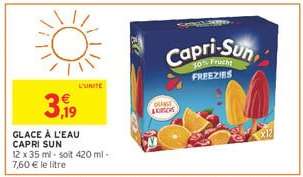 GLACE À L'EAU CAPRI SUN