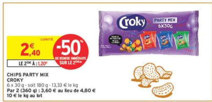 Chips Party Mix Croky