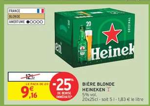 Bière Blonde Heineken*