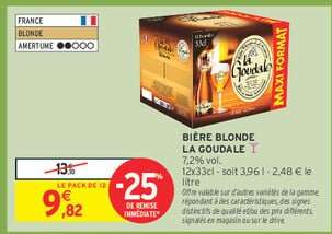 BIÈRE BLONDE 'LA GOUDALE'