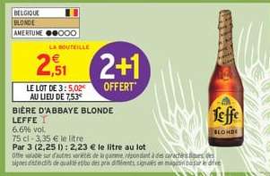 BIÈRE D'ABBAYE BLONDE LEFFE