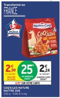 COQ'AILES NATURE MAÎTRE COQ