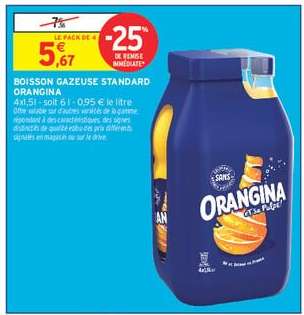 Boisson Gazeuse Standard Orangina
