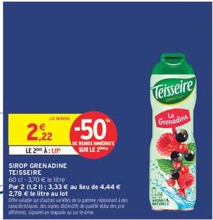 Sirop Grenadine Teisseire